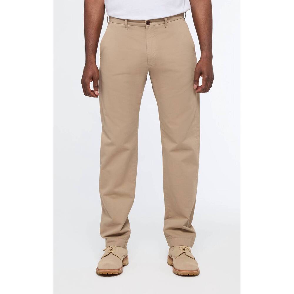NEW C.O.F. STUDIO officer double twisted twill pants in beige